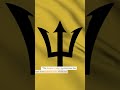 The Flag with The Broken Trident - Barbados #facts #flags #barbados