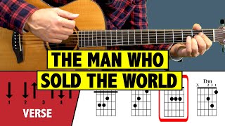 The Man Who Sold The World - Guitar Tutorial (CHORDS)