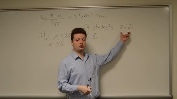 How to calculate the T-statistic