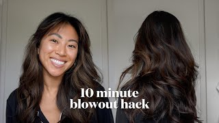the perfect 90s blowout tutorial (w\/ a curling iron!) in less than 10 minutes