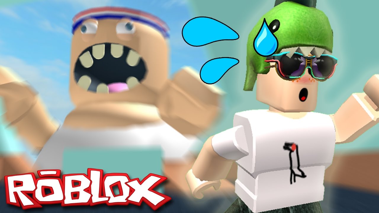 Roblox Escape The Gym Obby Escaping The Giant Fat Man Youtube - escape fat guy obby obby obby obby roblox