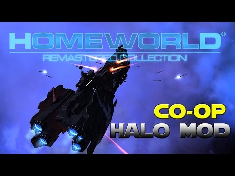 Homeworld Remastered –  Halo Homefront Mod – 3 UNSC Humans Vs The Covenant Fleet