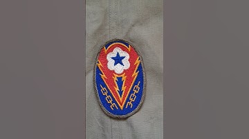 WW2 U.S. European Theatre of Operations Patch German Made #history #shorts