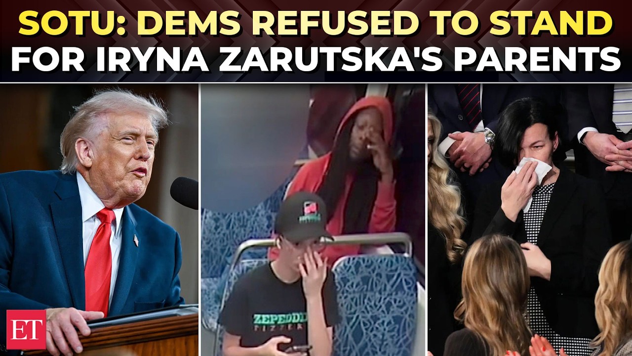 'How do you not stand?': Trump torches Dems for refusing to stand in honor of Iryna Zarutska at SOTU