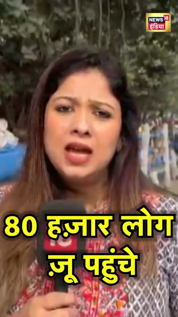80 हज़ार लोग ज़ू पहुंचे | Kolkata Zoo | News18 India | #Shorts | Hindi News