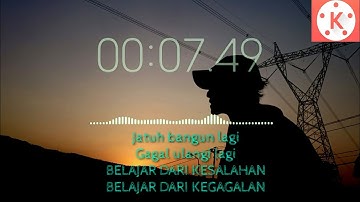 Audio spectrum and time spots Tutorial || Kinemaster editing...#21