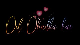 Dil Me Chhupa Lunga ❤️ | Love Song 😍 | New WhatsApp Status Video | Black Screen | Aayush editor |