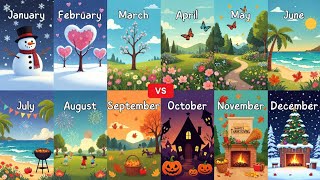 İngilizce Yılın 12 Ayı Şarkısısüper Neşeli Çocuk Şarkısı12 Months Song-Super Fun Kids Dance