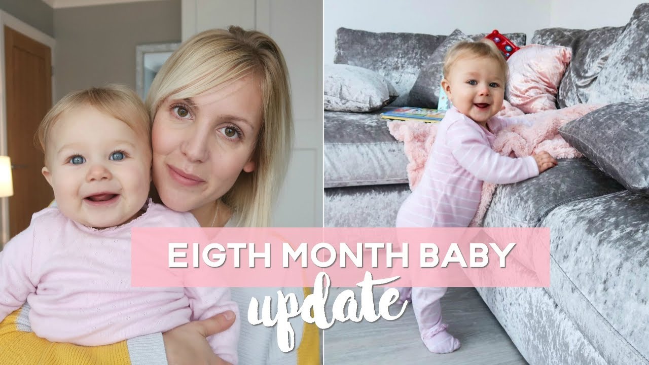 8 Month Baby Update | Standing Up and Our Feeding and Sleeping Routine