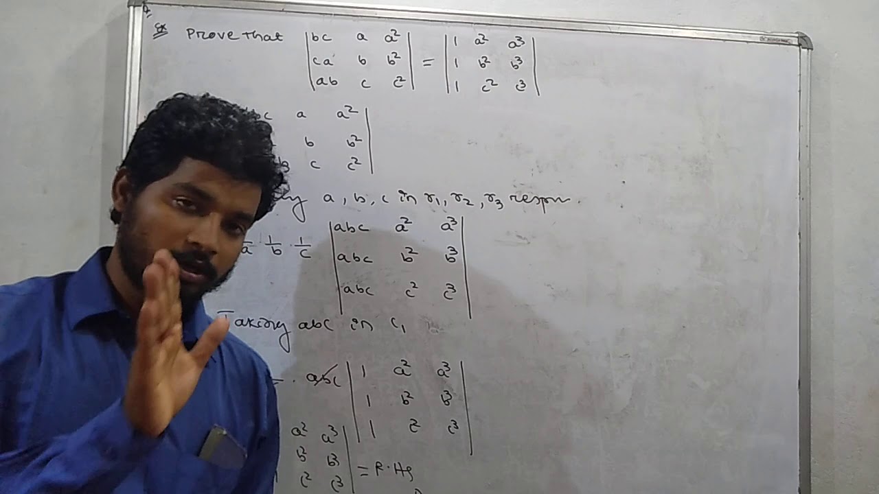 Some examples of determinant .. ...by muna sir