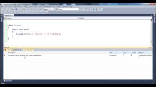 Part 1   C# Tutorial   Introduction avi