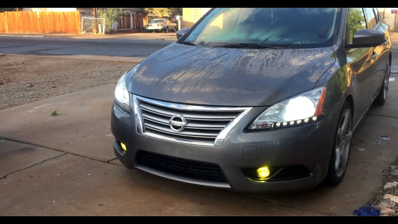 Fog Lights on Nissan Sentra 2015 YouTube