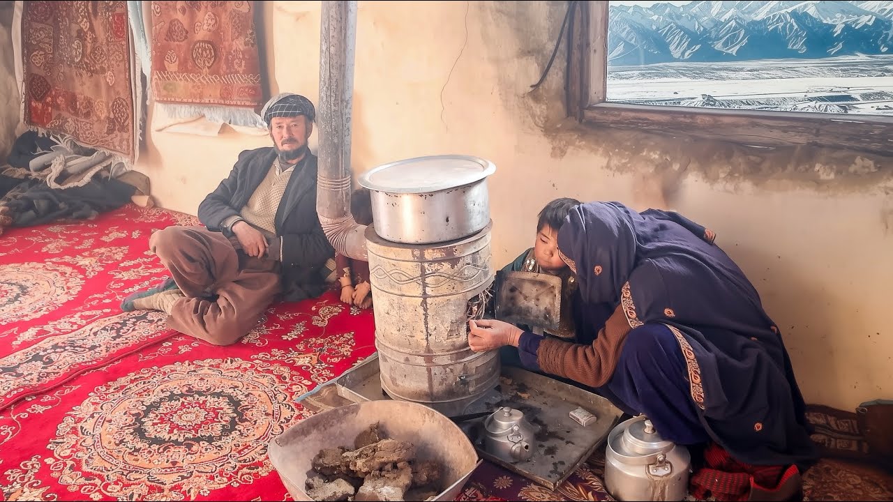 Nomadic Life in Afghanistan | Most Beautiful And Simple Mountain Life | Cooking Traditional Dishes