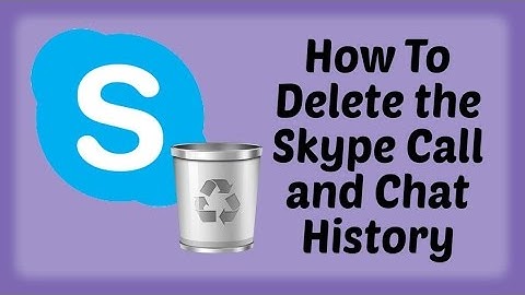 How To Delete the Skype Call and Chat History - Hindi Video | Delete Conversation History on Skype