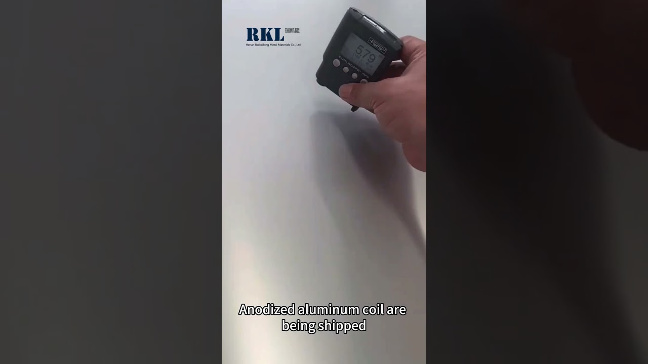 Anodized aluminum coil are being shipped