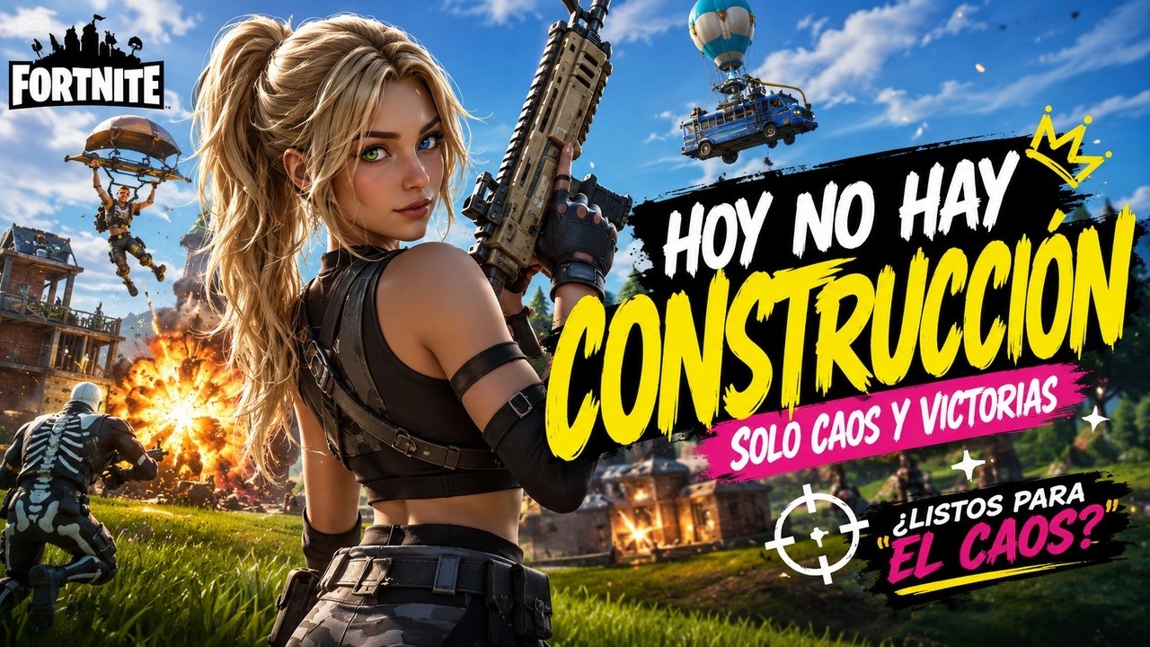 Cero construcción y cero paciencia ¿Hoy se gana?  | Fortnite | Litzy Lee