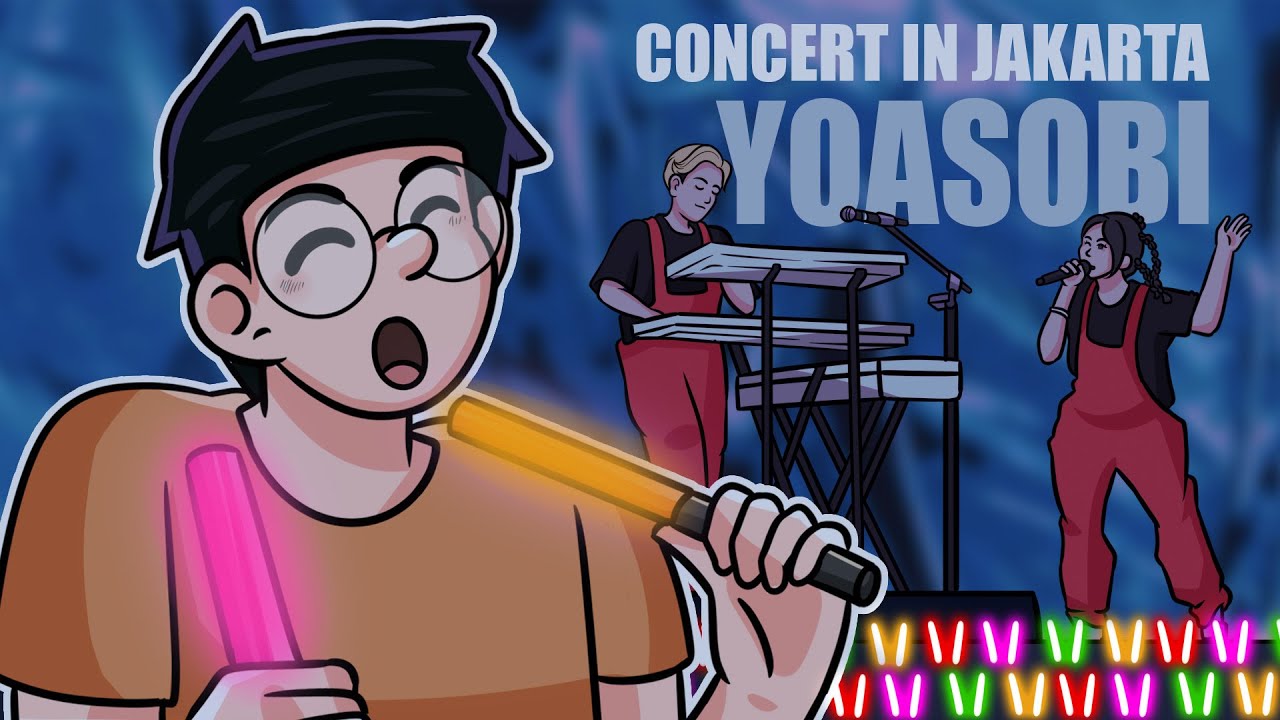 YOASOBI ASIA TOUR IN JAKARTA BIKIN GW HAPPY! - ChristDev VLOG