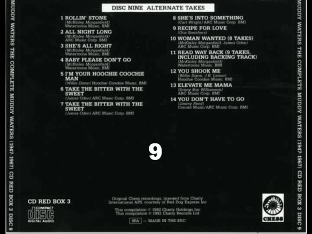 Muddy Waters - The Complete Muddy Waters (1947 - 1967) Disc 9