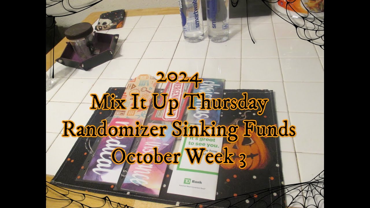 2024 Mix It Up Thursday! Randomizer Sinking Funds Month October! $15 ...