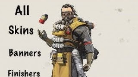 Apex Legends - All Caustic SKINS, VOICELINES/QUIPS, BANNERS And More [PS4 Showcase]