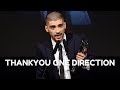 Zayn Malik thanks One Direction in acceptance speech!!!