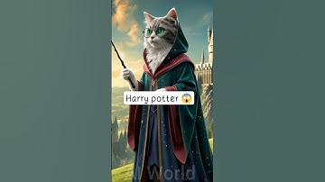 What If Harry Potter Was a Cat?😱 | AI Animation #shorts #harrypotter #cat