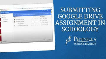 Family Supports | Submit Google Drive Assignment in Schoology - Student View
