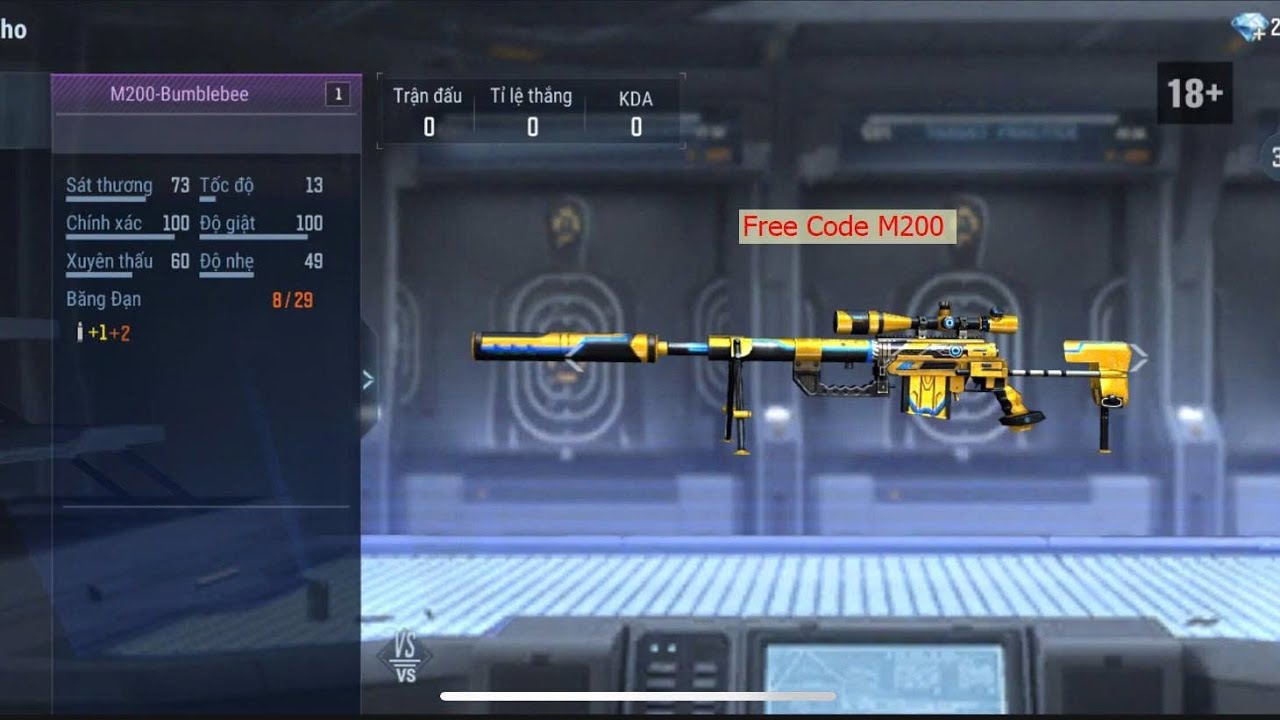 Crossfire Legends - CFL Share Code M200 CheyTac Free Quá Ngon