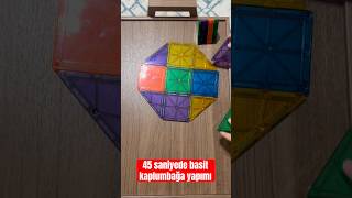 45 saniyede basit kaplumbağa yapımı 🧠 #eğlence #oyun #oyuncak