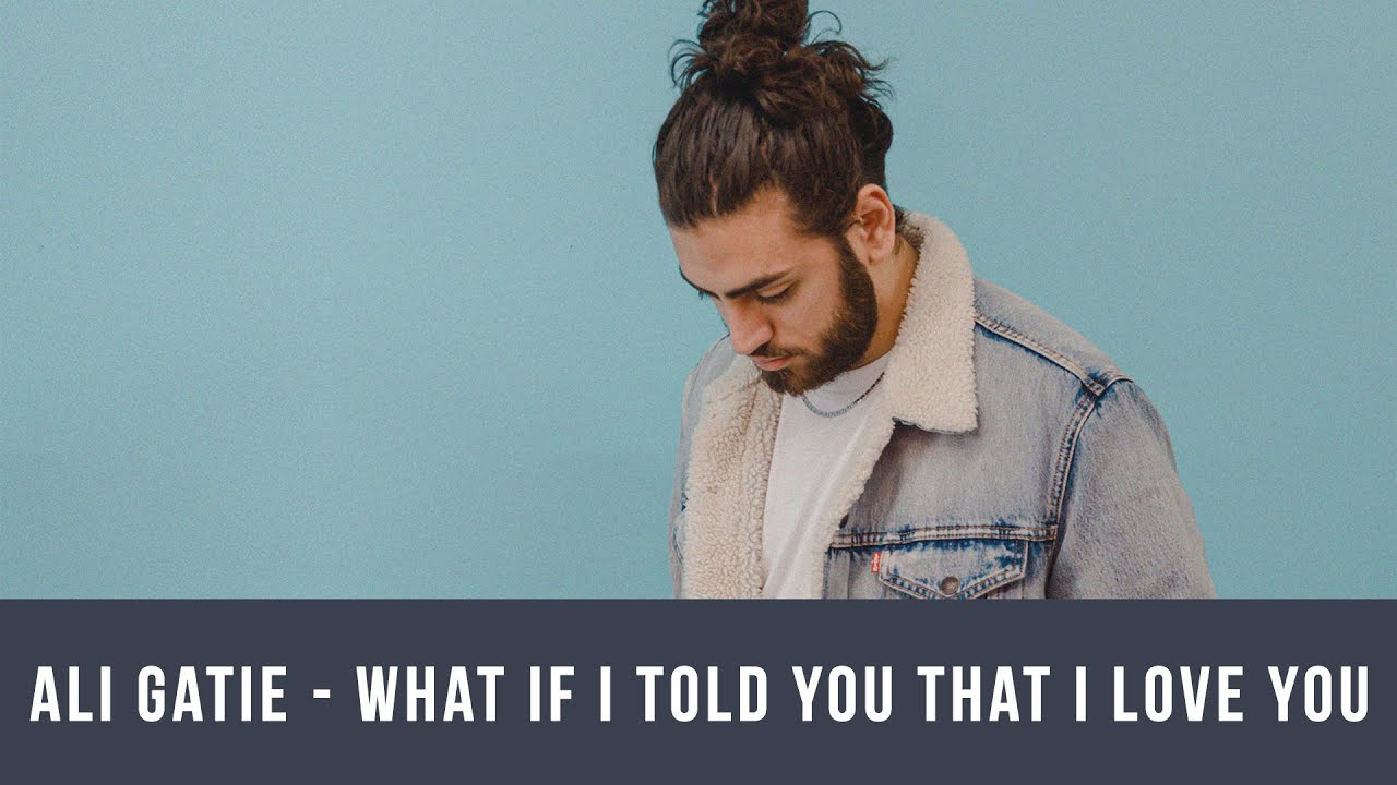 Ali Gatie What If I Told You That I Love You Lyrics Video by Music