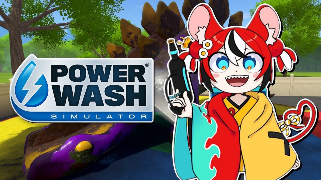≪PowerWash Simulator≫ im so sleepy....SLEEPY CLEANING