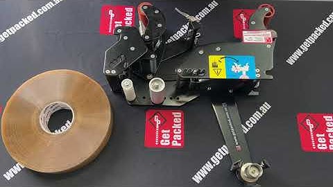 How to Load Tape on to a Carton Sealer Tape Head - 2-GPCS-100SD