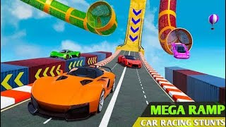 “Mega Ramp Supercar Stunts | Extreme Car Racing on Impossible Tracks (2025)” screenshot 2