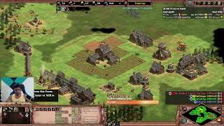 AOE2DE | 2v2 Arabia | Slavs Man-at-Arms + Archer Aggression (Win)
