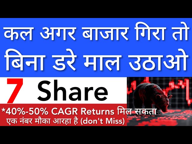 BEST TIME TO BUY THESE SHARES 🔥 SHARE MARKET LATEST NEWS TODAY • STOCK MARKET INDIA class=