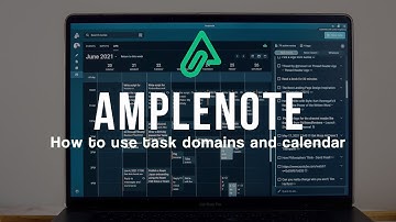 #7 - How to configure Task Domains & manage multiple projects | Amplenote 101