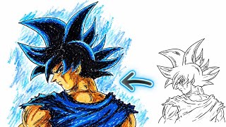 Goku Ultra Instinct | How to Color Goku Ultra Instinct | Dragon Ball Super