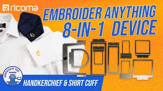EMBROIDERY On Handkerchief & Shirt Cuff | 8-in-1 Device | HUGE Profit  Potential (EMB Hub Ep118)