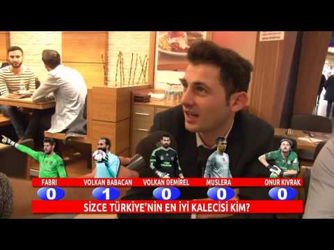 Türkiye'ye Göre Türkiye'nin En iyi kalecisi Kim (Fabri,Volkan Babacan,Volkan Demirel, Muslera,Onur)