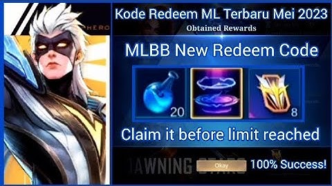 3X ML Redeem codes May 17 2023 - mlbb New Redemption Code Today 100% Success! + ML Diamond giveaway