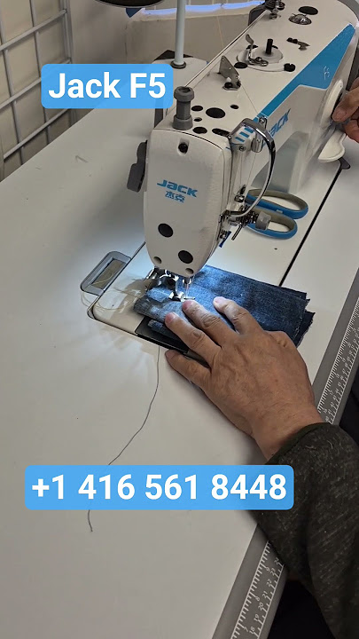 Jack F5 Direct Drive Industrial Lockstitch Sewing Machine 8 Layers Jeans Denim