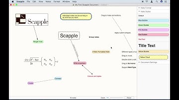 An Introduction to Scapple *Elements Currently Mac Only*
