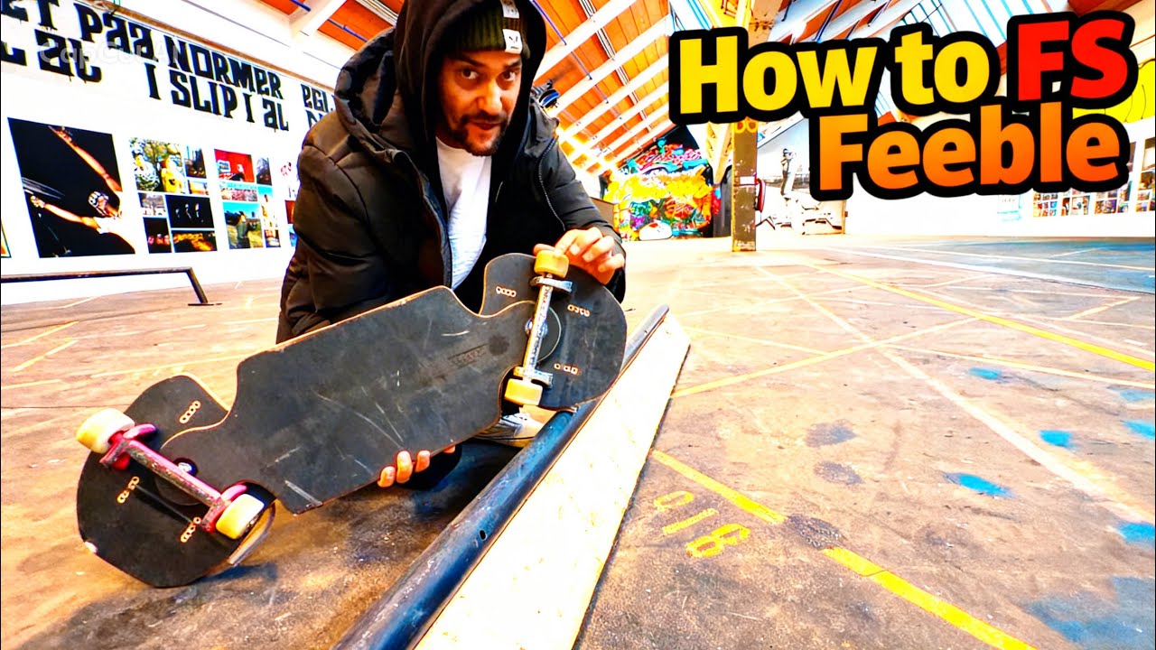How To Frontside Feeble Grind on a Streetboard | Step-by-Step Tutorial ! 