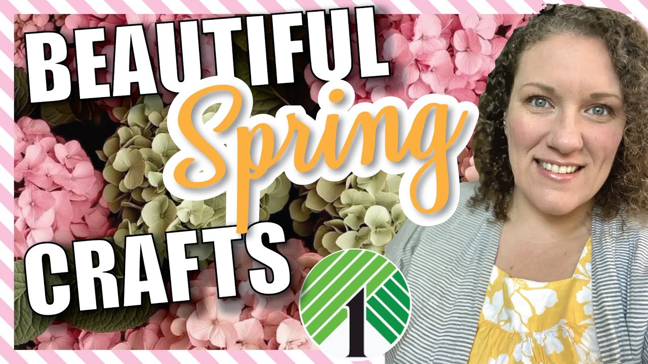 Spring (Dollar Tree) Crafts on a Budget | Home Decor DIYs - YouTube