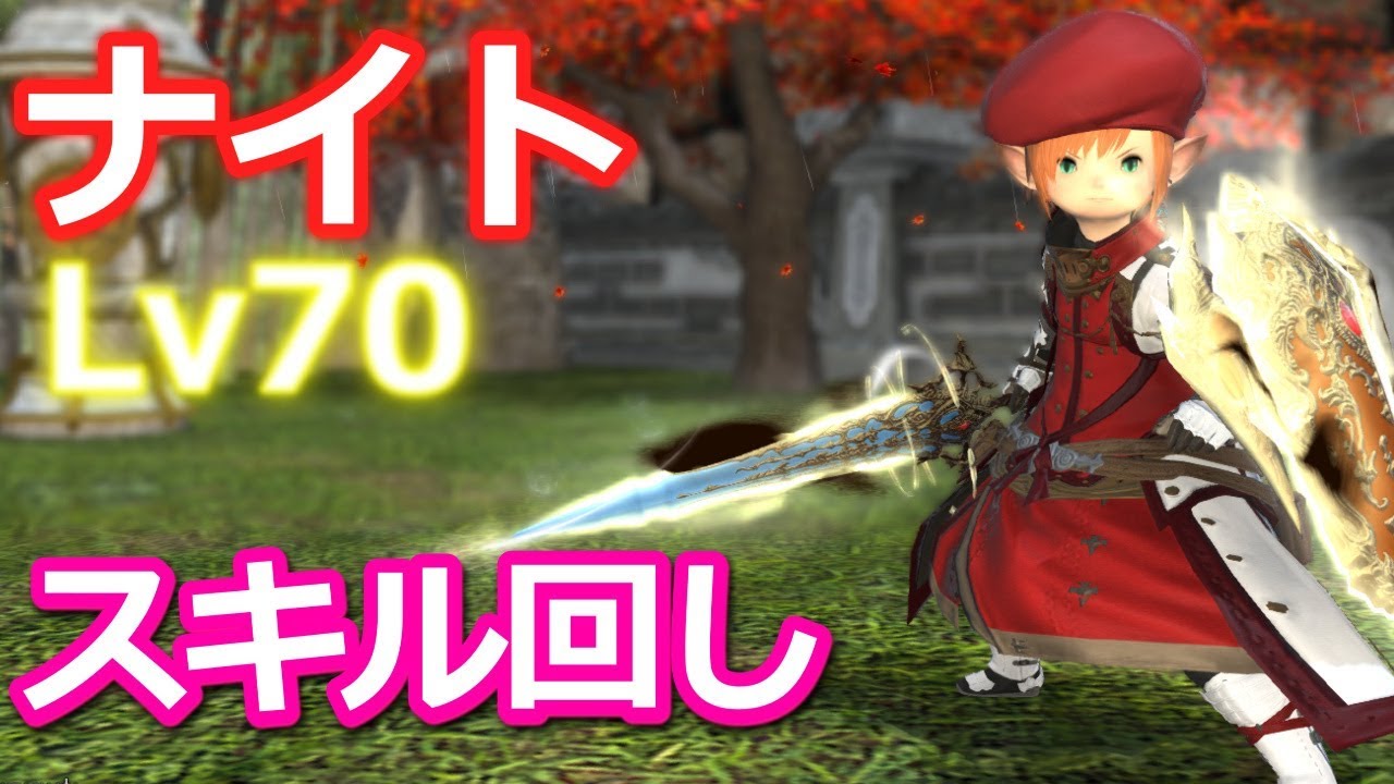 Ff14 ナイトのスキル回しlv70 開幕２種 Id編 Youtube