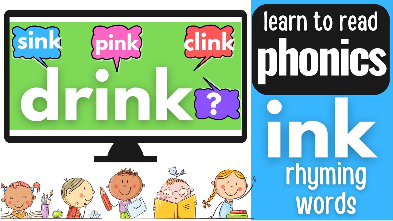 ink Word List | Learn to Read | Phonics Flash Cards Kindergarten & School Help | Reading Sight Words