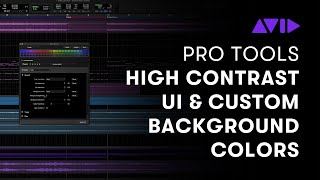 High Contrast UI Elements & Custom Background Colors