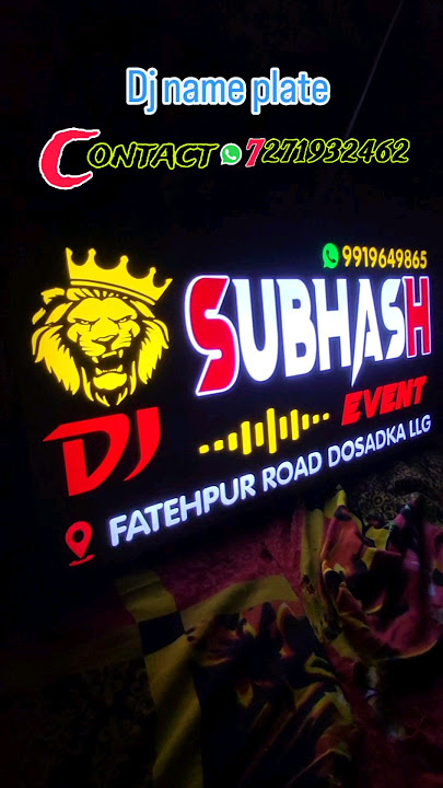 Download lagu New Look Dj Name plate board Contact 7271932462 #dj #djviral #djcompitition  Raebareli DJ Vlogs king