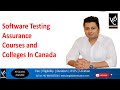 Software Testing | Quality Testing Courses | Colleges in Canada | May 2022 | September 2022