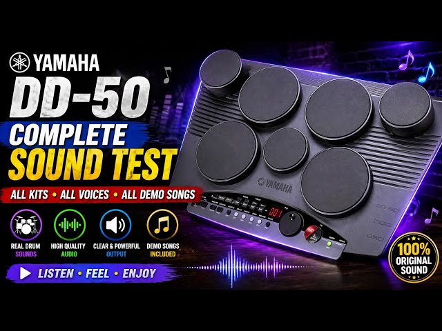 【3/17限定】YAMAHA 電子ドラム　DD-50 Yamaha DD-50 Drum Machine Sounds & Features - YouTube